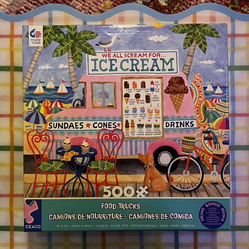 500 🧩 Ice Cream Truck Puzzle - Ceaco Jigsaw Puzzle